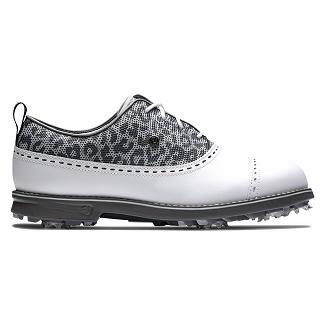 Women's Footjoy Premiere Series Spikes Golf Shoes White NZ-60994